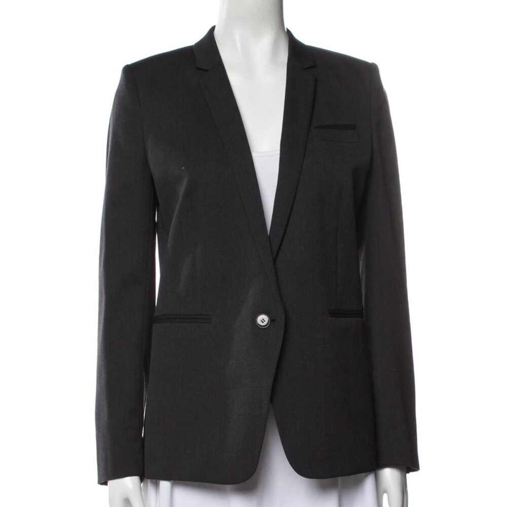 The Kooples Dark Grey Blazer Size 36 (women's medium)